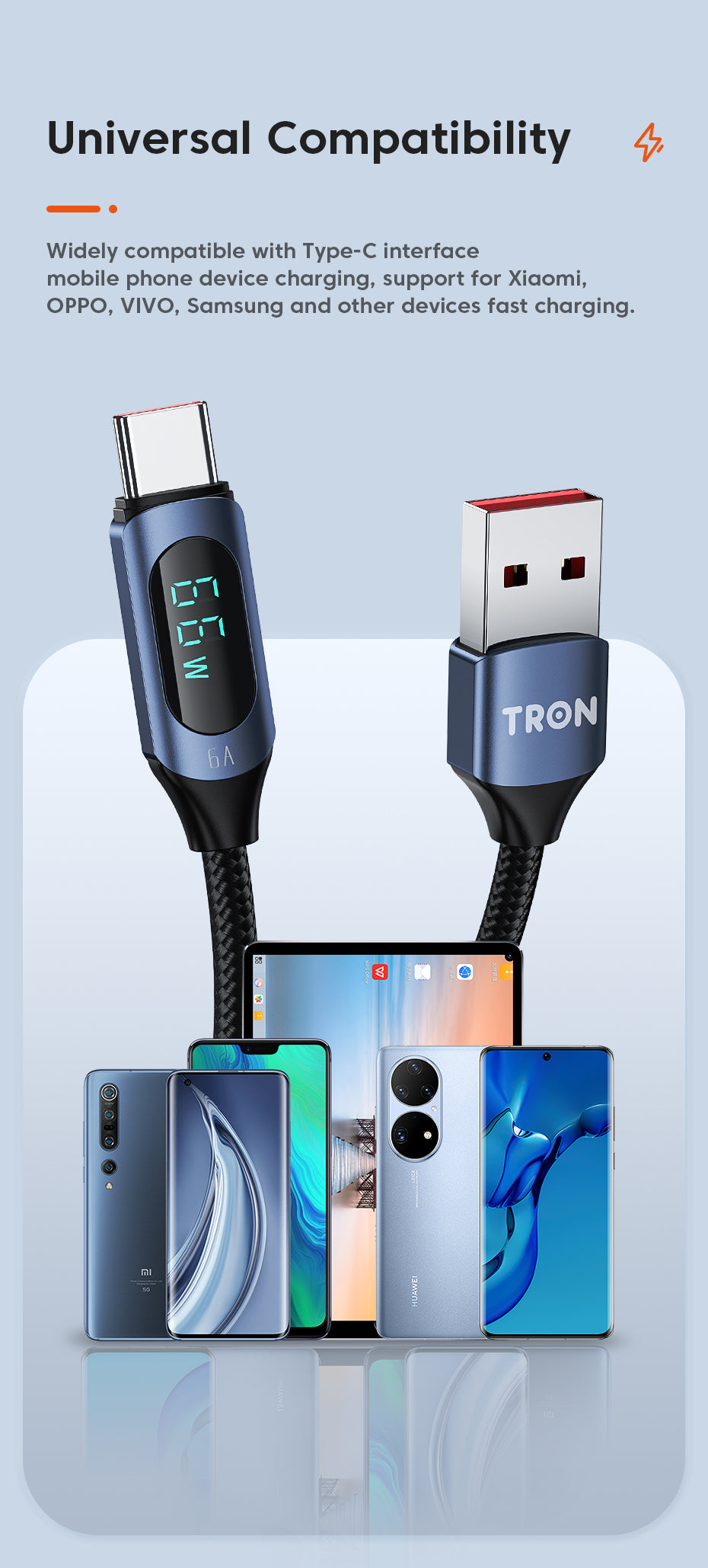 USB A-C Cable 5FT - TR77