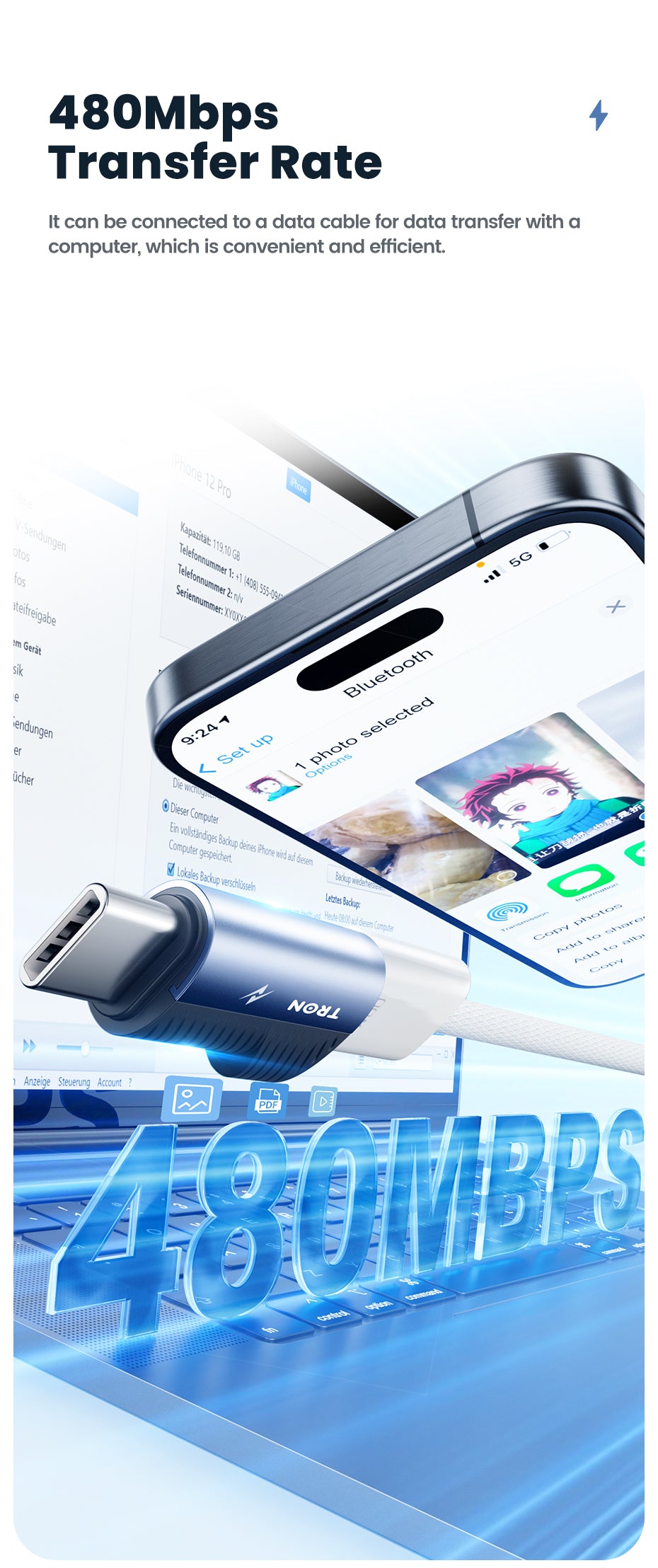 USB-C Female Male to Type-C Adapter-TR15