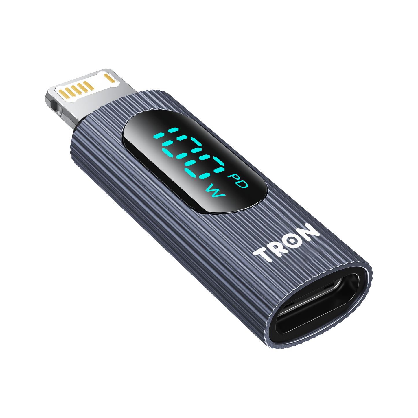 Lightning Male to Type-C Female Adapter with LED Screen-TR16