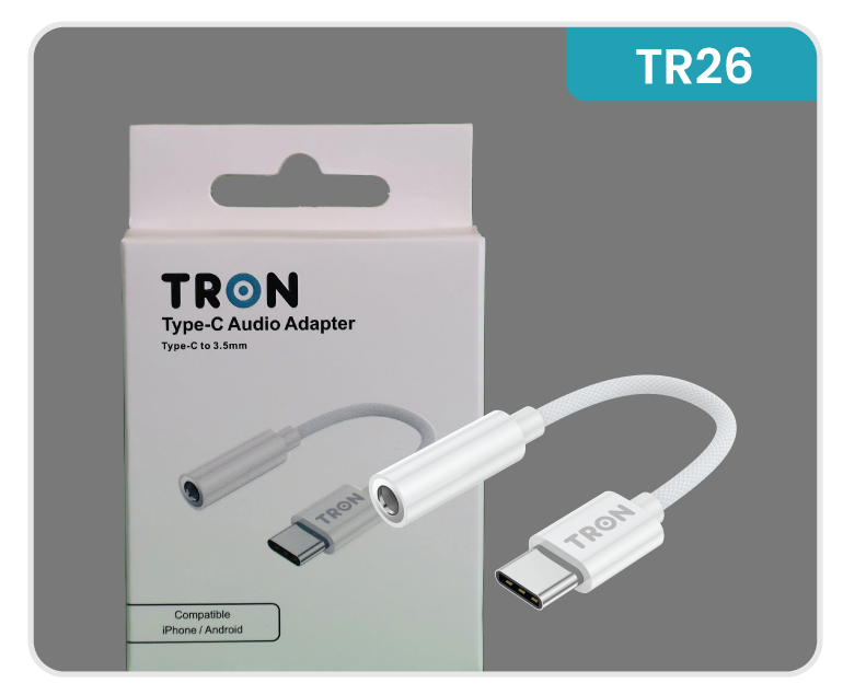 USB C-AUX Adapter-TR26 Distro