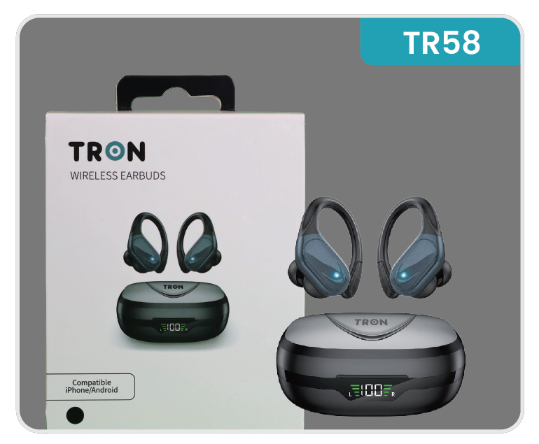 Tron Buds Black-TR58