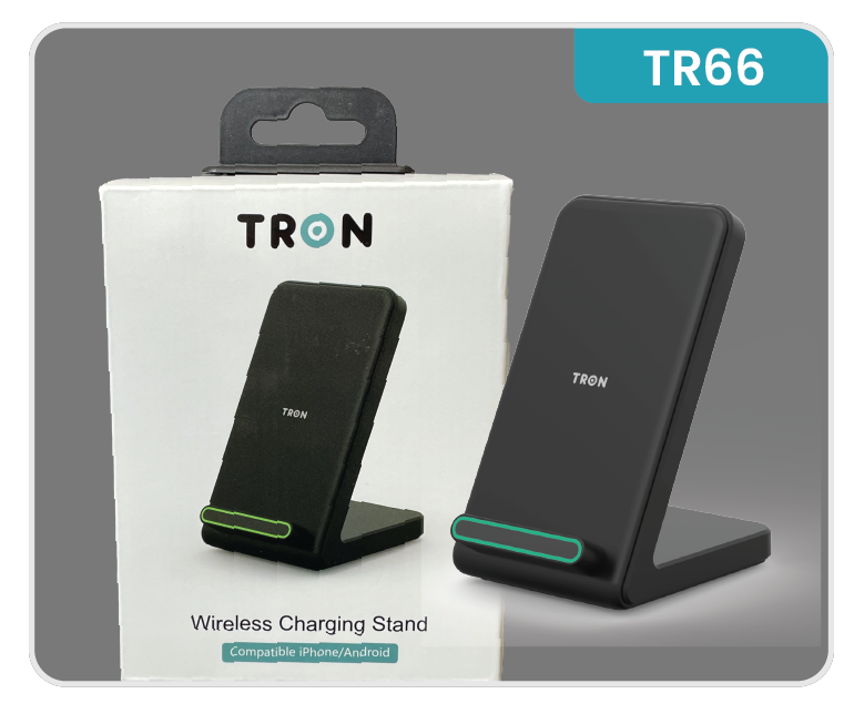 Qi2 Wireless Charger Stand with LED Light-TR66