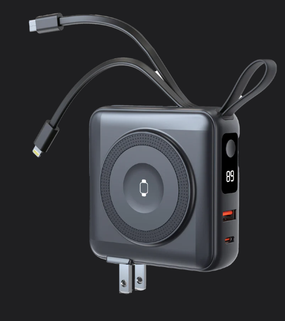 5-in-1 Multifunctional Travel Charger & Power Bank | 10000mAh