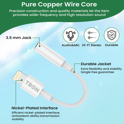 Aux to Lightning Cable Adapter-TR27