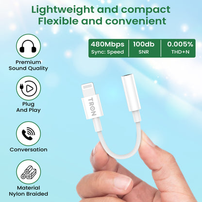 Aux to Lightning Cable Adapter-TR27