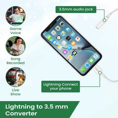 Aux to Lightning Cable Adapter-TR27