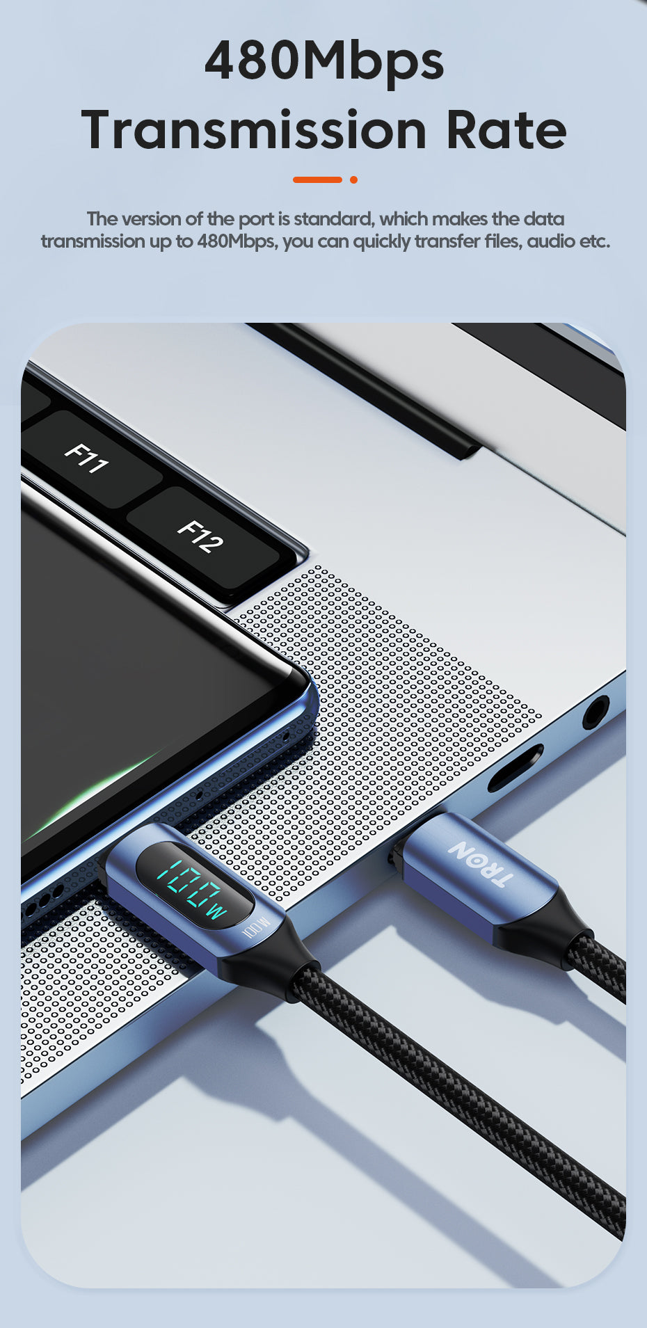 USB C-C 100W | 5FT -TR74