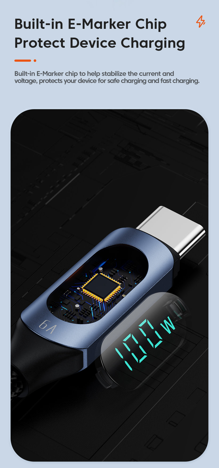 USB C-C 100W | 5FT -TR74