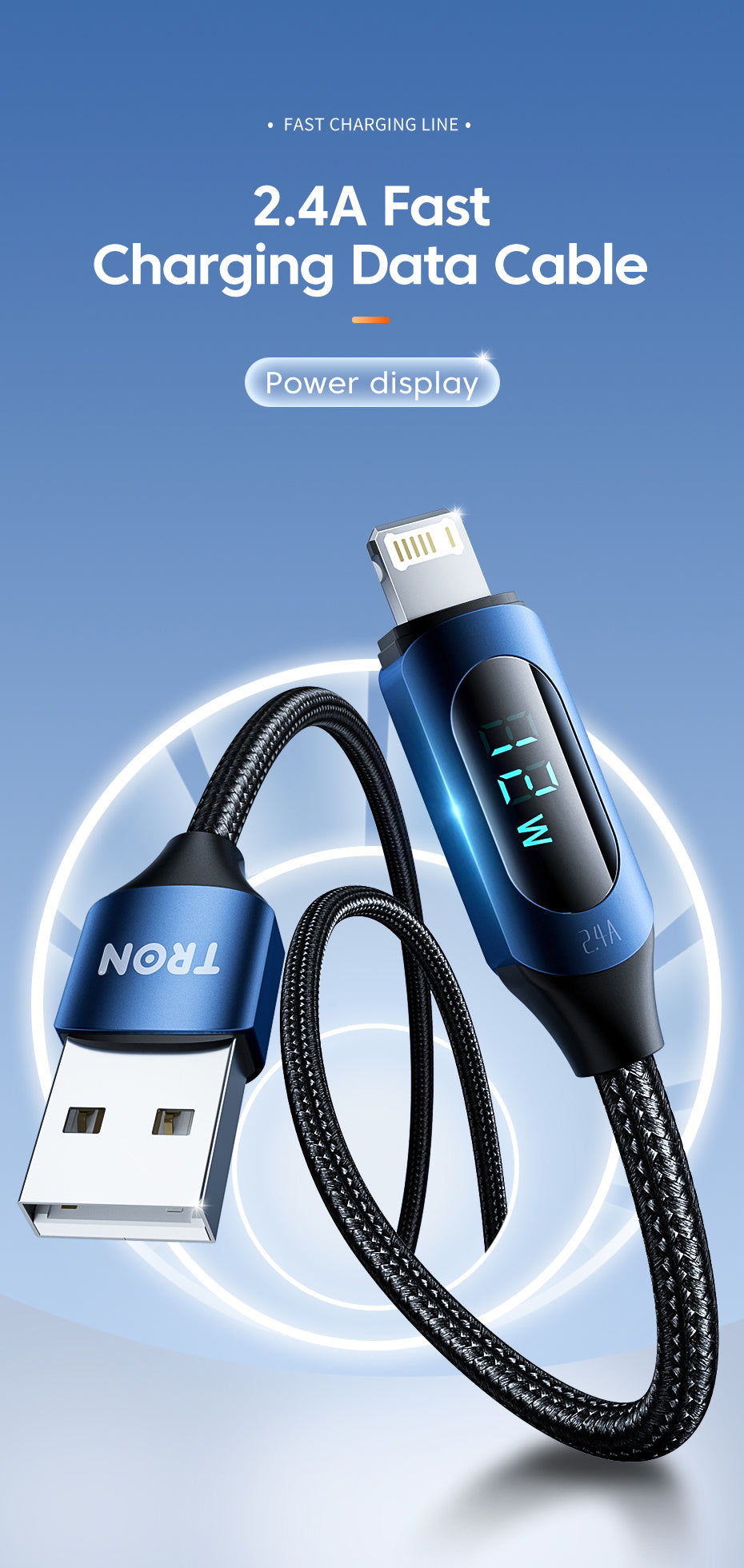 USB A-Lightning 5FT -TR76