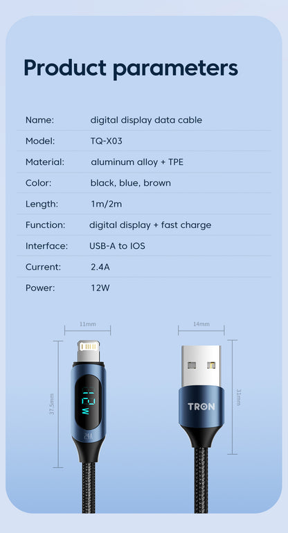 USB A-Lightning 5FT -TR76