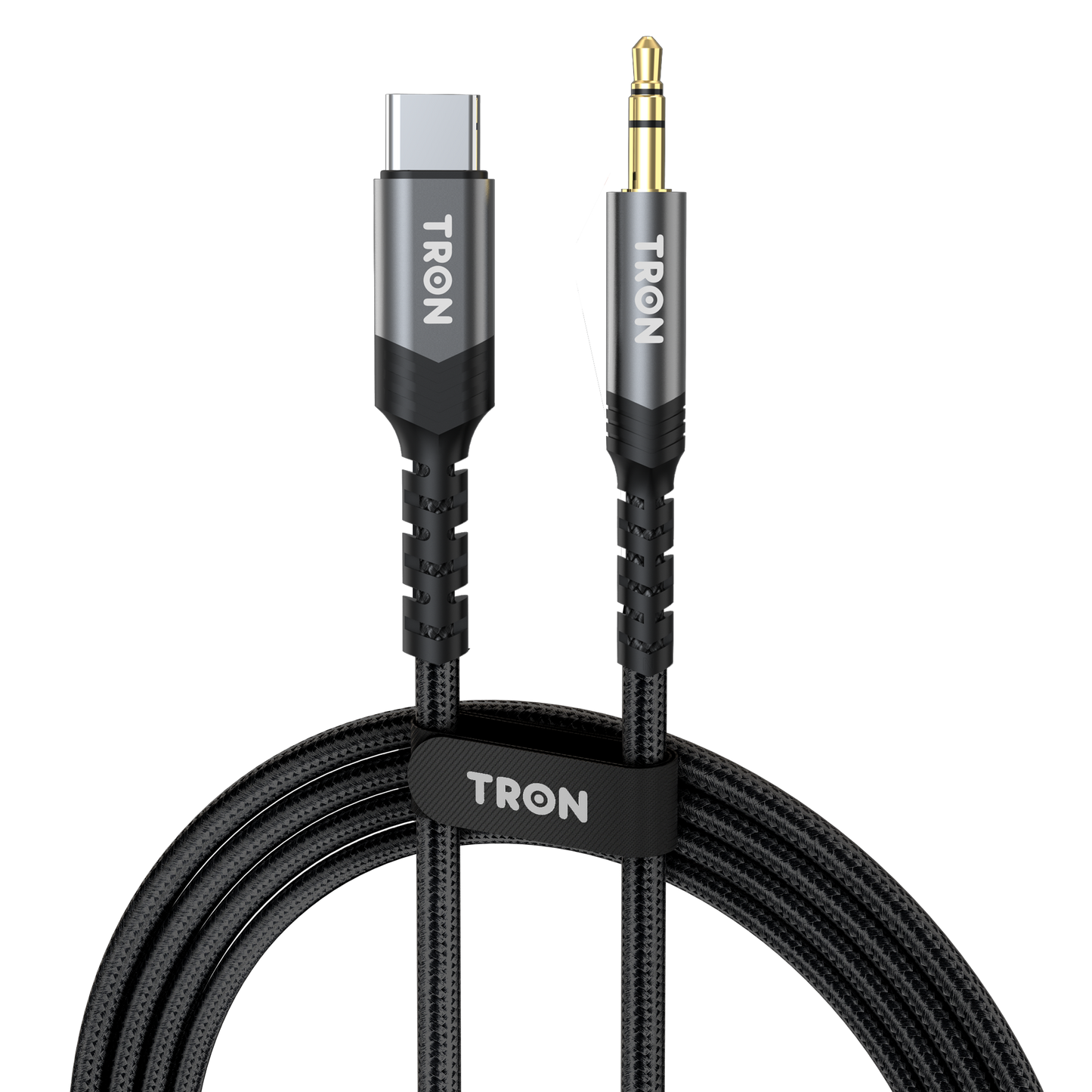 Aux to USB C Braided Cable - 5FT