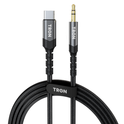 Aux to USB C Braided Cable - 5FT