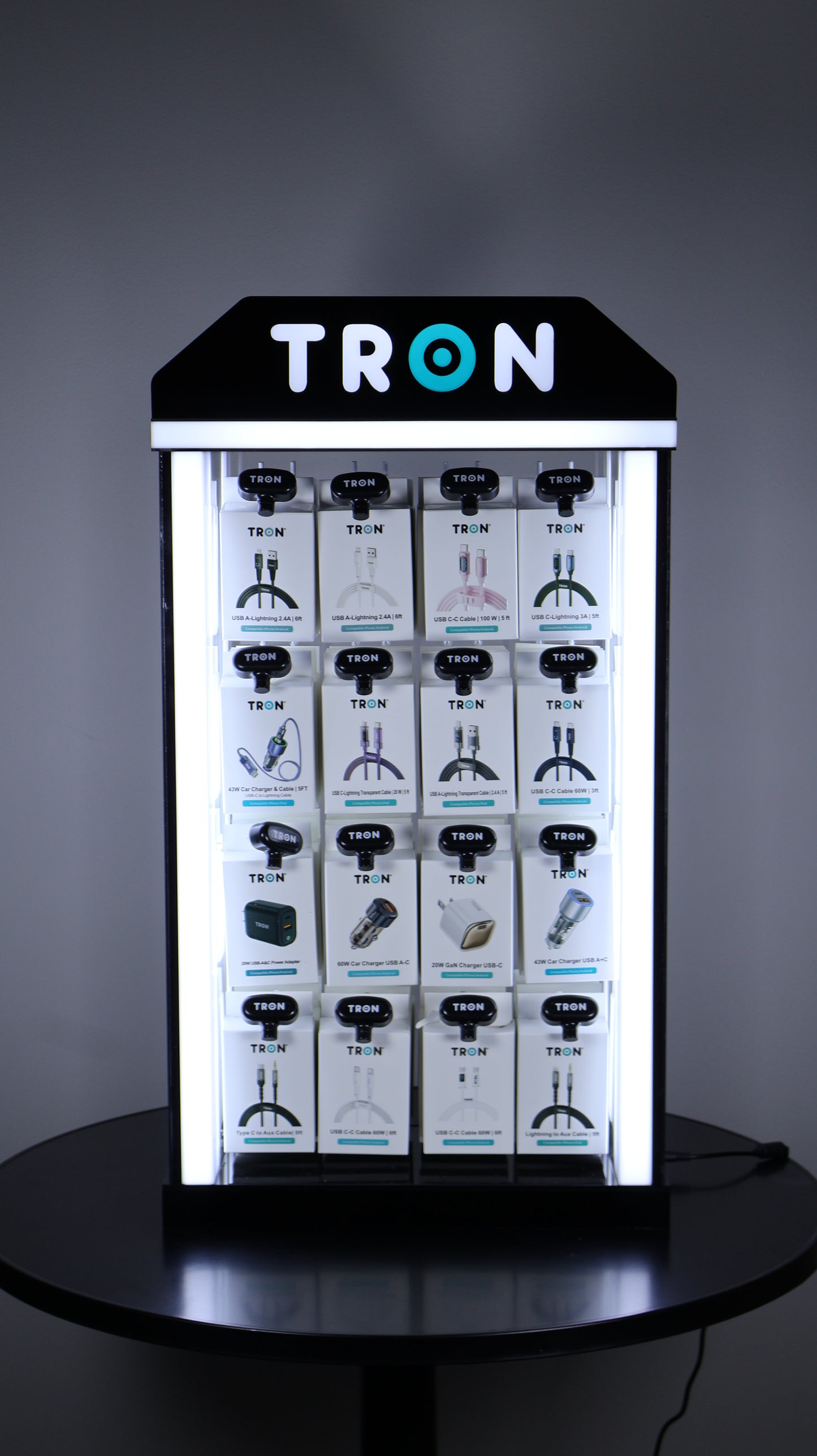 TR64S .Display Case - 64 Product PCS • 16 Product Variations •