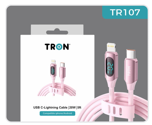 20W USB-C to Lightning Digital Display Cable | 5FT - TR107