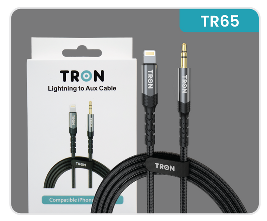 Aux to Lightning Braided Cable - 5FT