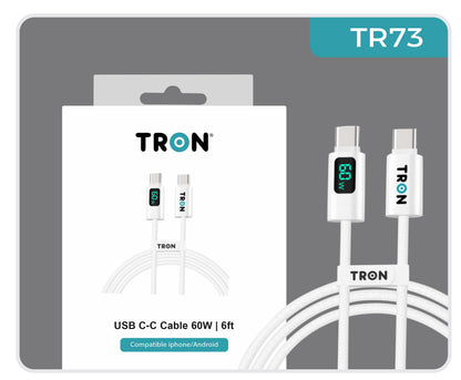 USB C-C Cable 60W | 5FT - TR73