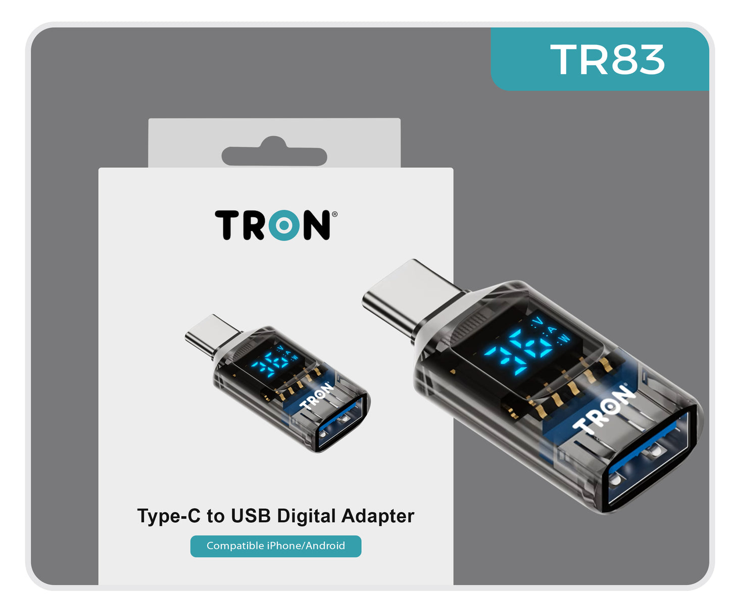 Type C to USB A Digital Adapter - TR83