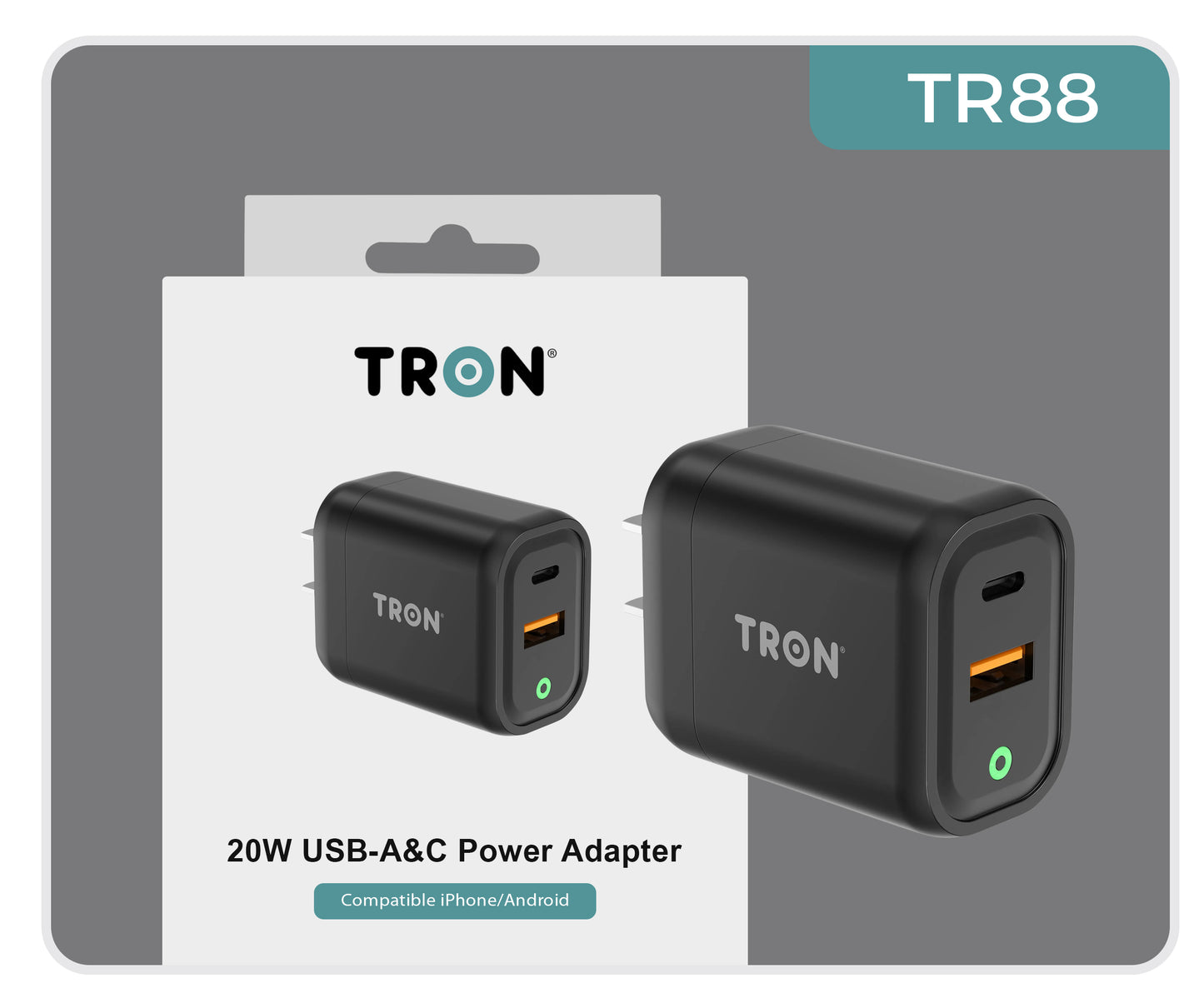 20W USB A&C Power adapter-TR88